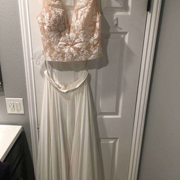 BHLDN Jenny Yoo, Atwell wedding skirt Size 12, - Picture 10 of 13
